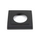 Avon Sprung Lever Door Handle on Square Rose Set - Aged Bronze