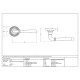 Aged Brass Newbury Lever on Beehive Rose Set - Unsprung