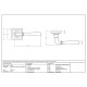 Aged Brass Newbury Lever on Square Rose Set - Unsprung