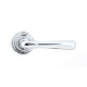 Polished Chrome Newbury Lever on Art Deco Rose Set - Unsprung