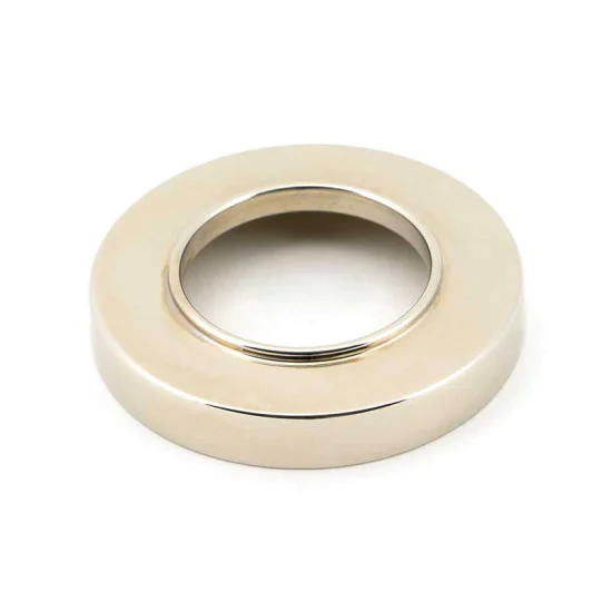 Polished Nickel Newbury Lever on Round Rose Set - Unsprung