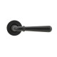 Aged Bronze Newbury Lever on Round Rose Set - Unsprung