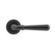 Aged Bronze Newbury Lever on Art Deco Rose Set - Unsprung