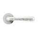 Polished Chrome Hammered Newbury Lever on Art Deco Rose Set - Unsprung