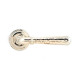 Polished Nickel Hammered Newbury Lever on Art Deco Rose Set - Unsprung