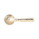 Polished Nickel Hammered Newbury Lever on Beehive Rose Set - Unsprung