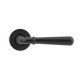 Aged Bronze Hammered Newbury Lever on Round Rose Set - Unsprung