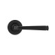 Aged Bronze Avon Lever Door Handle on Art Deco Rose Set - Unsprung