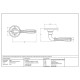 Polished Chrome Hinton Lever on Rose Set - Unsprung