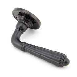 Aged Bronze Hinton Lever on Rose Set - Unsprung