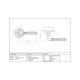 Polished Bronze Hinton Lever on Rose Set - Unsprung