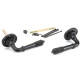 Aged Bronze Reeded Lever on Rose Set - Unsprung