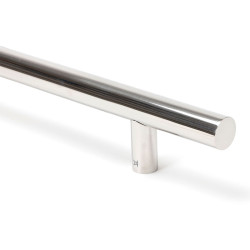 T Bar Handle with Bolt Fixings - Polished Marine Stainless Steel