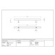T Bar Handle with Bolt Fixings - Polished Marine Stainless Steel