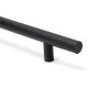 T Bar Handle with Back-to-Back Fixings - Matt Black Finish