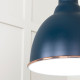 White Gloss Brindley Pendant in Dusk