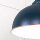 White Gloss Harborne Pendant in Dusk