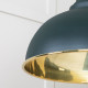Smooth Brass Harborne Pendant in Dingle