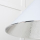 Hammered Nickel Hockley Pendant in Birch