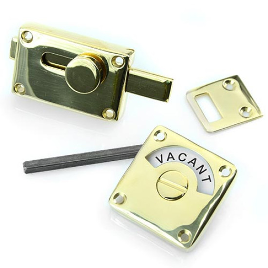 Square Bathroom Indicator Bolt