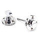 Polished Chrome Round Bathroom Thumbturn Set