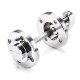 Polished Chrome Round Bathroom Thumbturn Set
