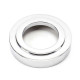 Polished Chrome Art Deco Round Bathroom Thumbturn Set