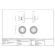 Polished Chrome Beehive Round Bathroom Thumbturn Set