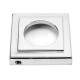Polished Chrome Square Bathroom Thumbturn Set