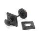Aged Bronze Square Bathroom Thumbturn Set