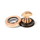 Polished Bronze Round Bathroom Thumbturn Set
