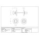 Polished Bronze Round Bathroom Thumbturn Set