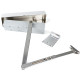 Polished Chrome Heavy Duty Door Closer and Cover