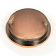 Plain Round Pull - Polished Bronze