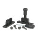 Aged Bronze Brompton Brighton Fastener - Narrow (Square)