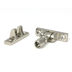 Polished Nickel Mushroom Brighton Fastener - Narrow (Square)