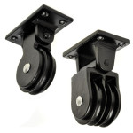 1727 Single OR Double Pulley on Backplate