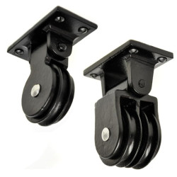 1727 Single OR Double Pulley on Backplate