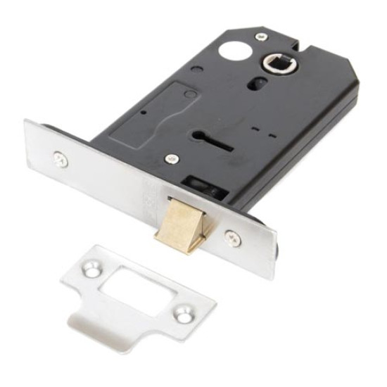 3 Lever Horizontal Sash Lock - Stainless Steel Finish