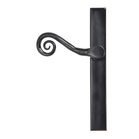 Traditional Blacksmith Monkeytail Slimline Door Lever Handle