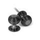 Blacksmith Pewter Patina Heavy Beehive Mortice/Rim Knob Set