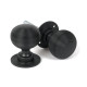Matt Black Heavy Beehive Mortice/Rim Knob Set