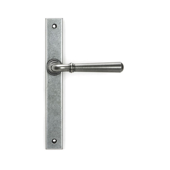 Pewter Newbury Slimline Door Lever Handle
