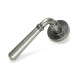 Blacksmith Pewter Patina Newbury Lever on Rose Set (Plain)