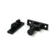 Black Brompton Brighton Fastener - Narrow (Square)