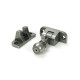 Pewter Mushroom Brighton Fastener (Radiused)
