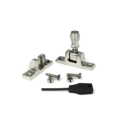 Polished Marine Stainless Steel Beehive Brighton Fastener - Narrow (Square)