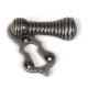 Blacksmith Pewter Patina Beehive Escutcheon