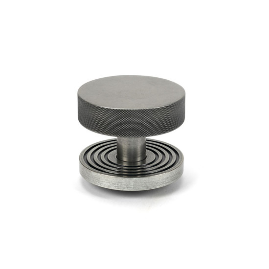 Blacksmith Pewter Patina Brompton Centre Door Knob (Beehive)