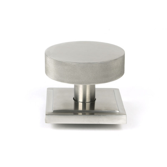 Satin Marine SS (316) Brompton Centre Door Knob (Square)